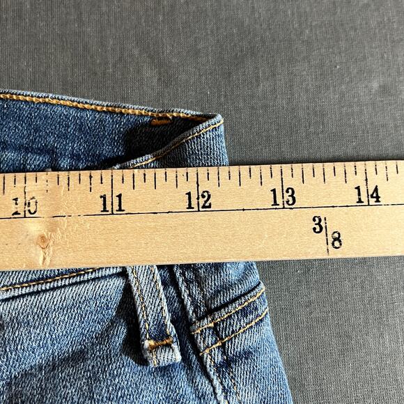 McGuire Pirelli Ankle Roll Jeans Women Size 26 Blue Medium Wash Denim Distressed - Picture 11 of 11